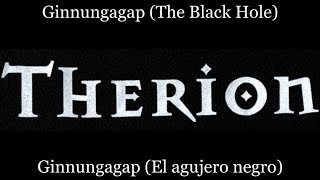 Therion - Ginnungagap (The Black Hole) + Lyrics + Sub Esp