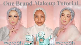 WARDAH EXCLUSIVE ONE BRAND MAKEUP TUTORIAL 🌸 ENGAGEMENT MAKEUP SENDIRI !! SUPER FRESH 🌸✨