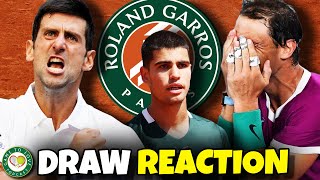Nadal & Djokovic in SAME quarter! | French Open 2022 Live Draw Reaction | GTL Tennis Podcast #354