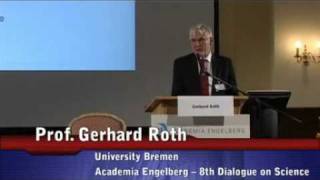 8th Dialogue on Science, 2009, Violence in Human Society, Prof. Gerhard Roth