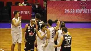 IBL Pre-Season 2015 Hang Tuah Sumsel vs CLS Knights Surabaya