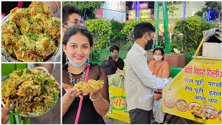 ಡೆಲ್ಲಿ ಫೇಮಸ್ ಚಾಟ್ ಸೇವ್ ಪೂರಿ, ಬೇಲ್ ಪೂರಿ  |Delhi Street Food Sev Puri \u0026 Bhel Puri |PriyasRecipes 21