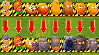 PvZ2 - EVERY Defense Plants Power-Up Level 1 vs Max Level Normal.