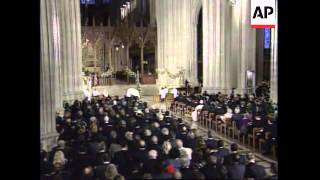 USA: WASHINGTON: CATHEDRAL FUNERAL CEREMONY FOR RON BROWN