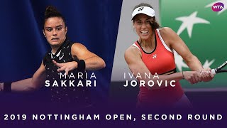 Maria Sakkari vs. Ivana Jorovic | 2019 Nottingham Open Second Round | WTA Highlights