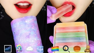 XYLITOL MARSHMALLOW ASMR RAINBOW WAX CANDY ASMR FREEZE-DRIED JELLY ASMR EMOJI FOOD ASMR 🏳️‍🌈