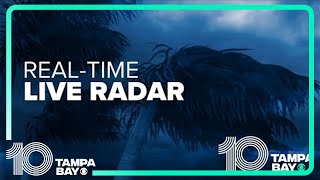 LIVE RADAR: Showers and storms moving through Tampa Bay area
