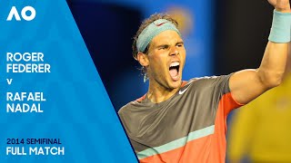 Roger Federer v Rafael Nadal Full Match | Australian Open 2014 Semifinal