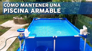 HOW TO MAINTAIN A POOL (INCLUDING A FOOT, REMOVABLE, OR STRUCTURAL) | WITHOUT A FILTER OR PURIFYI...