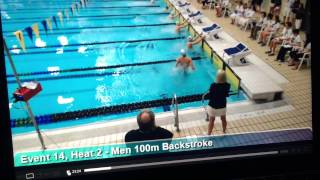 CIS Championships 2015 - 100m Backstroke Final