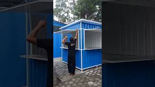 Booth Container 2,5x2,5 meter #container  #kiosalhamdulillah #kreasi #inspiration #containership