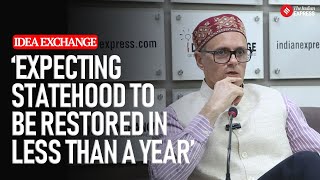 Omar Idea Exchange: Omar Abdullah On J\u0026K’s Future: Statehood, Elections, and Ties With Centre