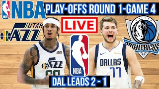 NBA PLAYOFFS ROUND 1 | GAME 4 LIVE: UTAH JAZZ vs DALLAS MAVERICKS | PLAY BY PLAY