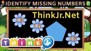 Missing Numbers for kindergarten | Educational video for kids | Learn numbers | ThinkJr Creations