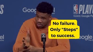 Giannis Antetokounmpo reminds us that there's only steps to success #giannis #nba #nba2023
