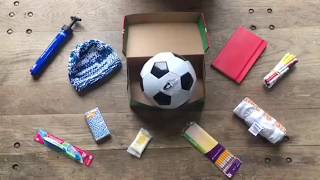 Packing Tip - How to pack a full size football in your shoebox