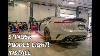 Kia Stinger Door Projector *Installation