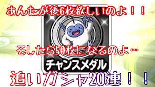 チャンスメダルが欲しいのよ‼️ロトゾー追いガシャ20連＋チャンスメダルガシャ‼️頼むから僕に6枚ください🙏/《DQMSL》2/6