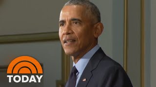 Barack Obama Hits Campaign Trail, Breaks Silence On President Donald Trump | TODAY