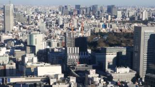 【JR新宿ミライナタワー】新宿駅南口地区基盤整備事業 新宿駅新南口開発ビルの建設状況（2015年1月12日）