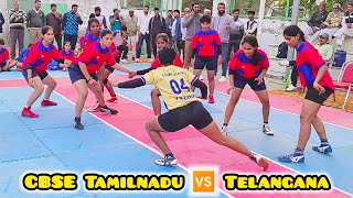 CBSE Tamilnadu 🆚 Telangana | 68th SGFI U-19 Girls School National Kabaddi Championship 2024, Haryana