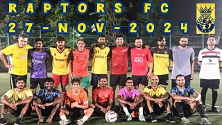 Raptors FC - 27-Nov-2024 - Game 8