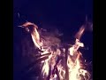 night in netarhat bonfire