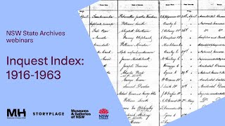 Webinar: Inquest Index: 1916-1963
