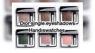 New Dior Mono Couleur Couture Eyeshadow  / 6 shades/ hand swatches