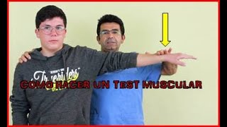 Como hacer un test muscular 💪