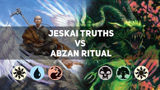 Jeskai Truths vs Abzan Ritual | Mythic | MTG Historic