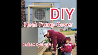 Buhay Canada||How to Build Heatpump Cover||DIY Heatpump Cover||Life in Canada 🇨🇦 | Mattheo Chrisfhem