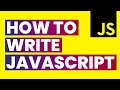 How to Write JavaScript Code (JavaScript Methods, Patterns, Rules, Conventions, Best Practices)