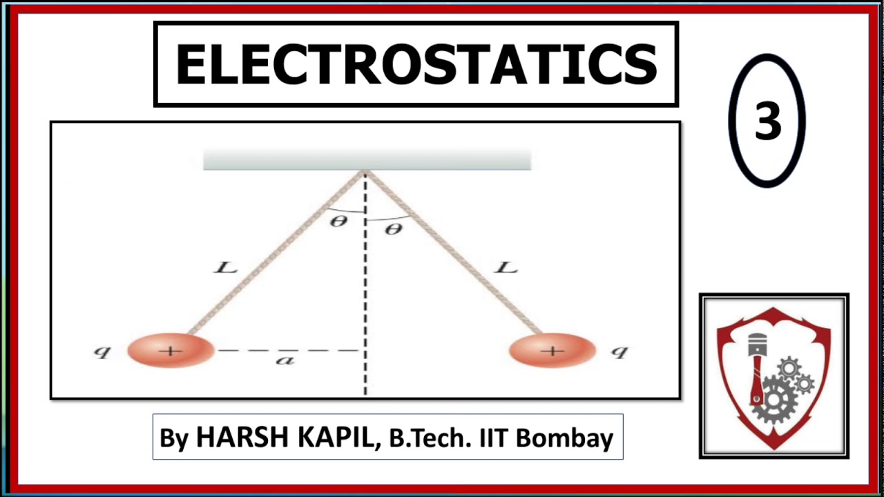 ELECTROSTATICS, PHYSICS CLASS XII JEE NEET - YouTube