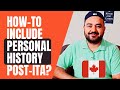 Canada Immigration 2022: Personal History in Express Entry Application