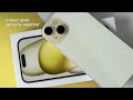 iphone 15 yellow 128gb unboxing video quick camera test