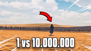 1 Madara 🦹🏿 vs 1.000.000 Zombies 🧟‍♂️ WHO WIN?  [ ALL OF BATTLES THIS WEEK ]