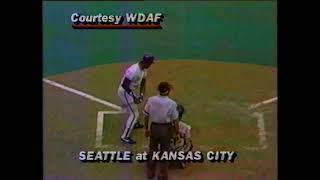 Seattle Mariners vs Kansas City Royals (9-14-1986) "Bo Jackson 1st Major League Homerun 475 Feet"