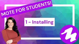 Mote for Students - Part 1: Installing