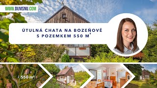 Útulná chata na Bozeňově s pozemkem 550 m2 - DUMSNU.COM