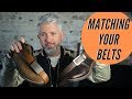 How To Match Your Belt With Your Shoes