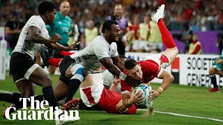 Rugby World Cup: Wales survive Fiji scare as Scotland put nine past Russia