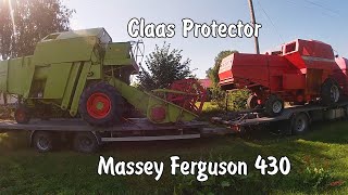 Massey Ferguson 430 i Claas Protector з Європи. Знов розказую про Польщу. Частина 1