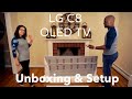 LG C8 OLED TV Unboxing & Initial Setup 2018 Model