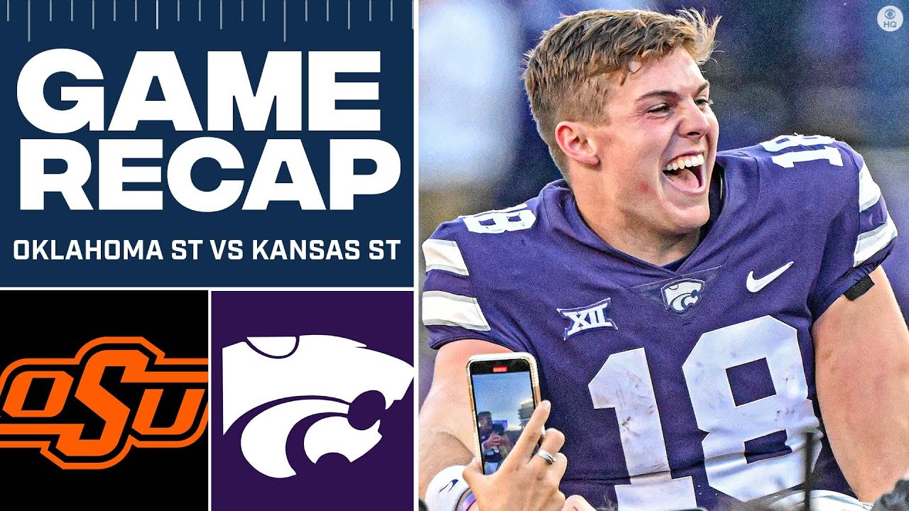 No. 22 Kansas State CRUSHES No. 9 Oklahoma State At Home [FULL GAME ...