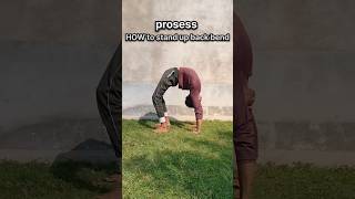 How to Stand Up from Backbend prosess #gymnast #yoga#flexible #challenge #backbend #tutorial#ftech36