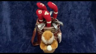 Gemmy Animated Caddyshack Gopher With Dancing Golf Clubs