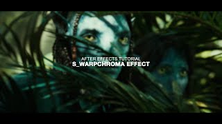 how to: warpchroma effect | after effects tutorial