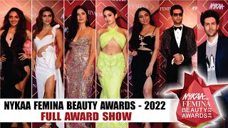Nykaa Femina Beauty Awards 2022 | Full Video |Katrina, Kiara, Janhvi, Kriti & Other Bollywood Celebs