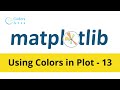 How To Use Color In Plot Using Matplotlib - 13 | Matplotlib Tutorial